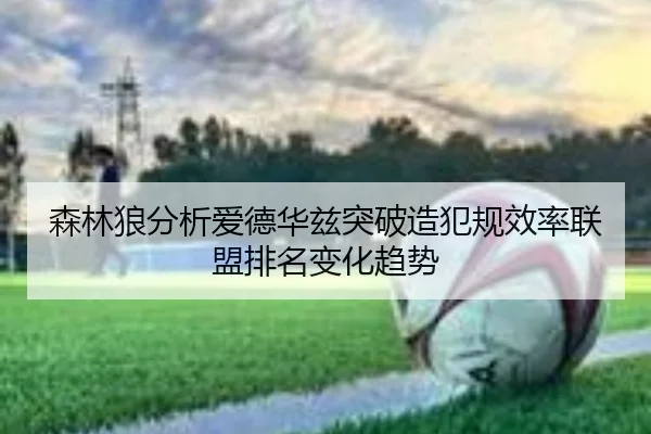 森林狼分析爱德华兹突破造犯规效率联盟排名变化趋势